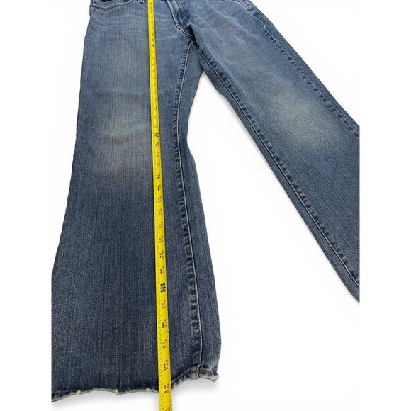 Arizona Jean Co. Mens Boot Cut Blue Denim Jeans Size 34X32 - Picture 4 of 7